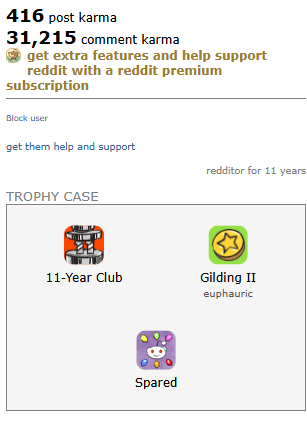 REDDIT ACCOUNT with 31631 karma, Post KARMA 416 and Comment Karma 31215, 11 years 10 months